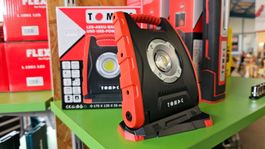 TOMAC LED Akku Baustrahler und USB-Powerbank TC0509