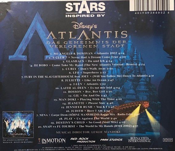 CD: Stars inspired by Disney's Atlantis – Usato da Grüningen venduto da azulgris 1