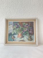 Ancienne peinture à l’huile sur toile 