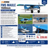 FMS Maule 1500 mm PNP – Fabrikneu & ungeöffnet