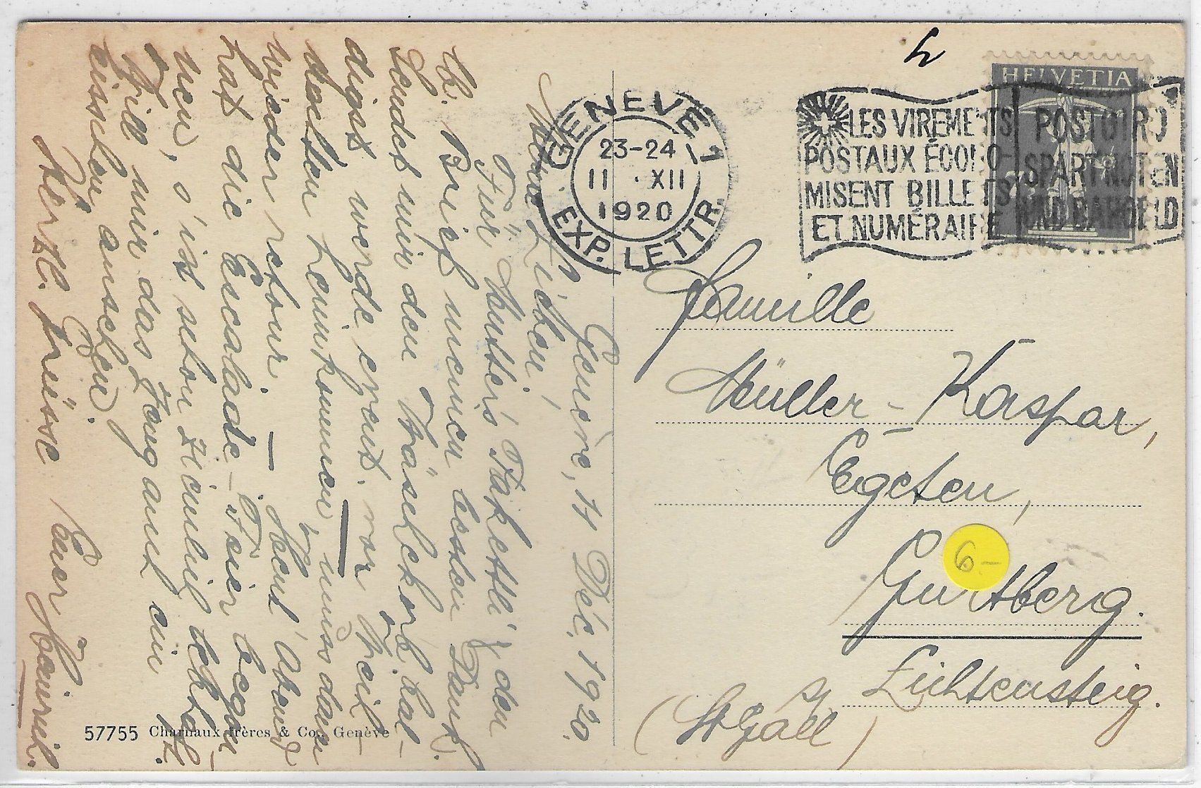 Cartoline postali: Geneve - Le Port – Usato da Ettingen venduto da Kartenplanet 1