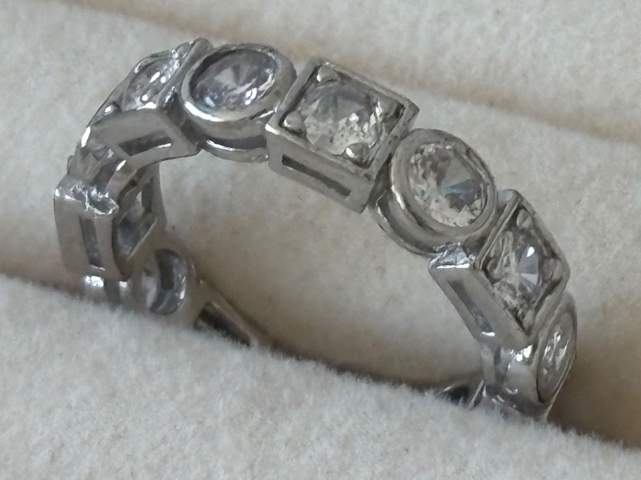Anelli: Luxus Elegante Gr.18:8 Ring  Memoire Silberfarben – Nuovo (secondo la descrizione) da Biel-Bienne venduto da Roserosse13 3