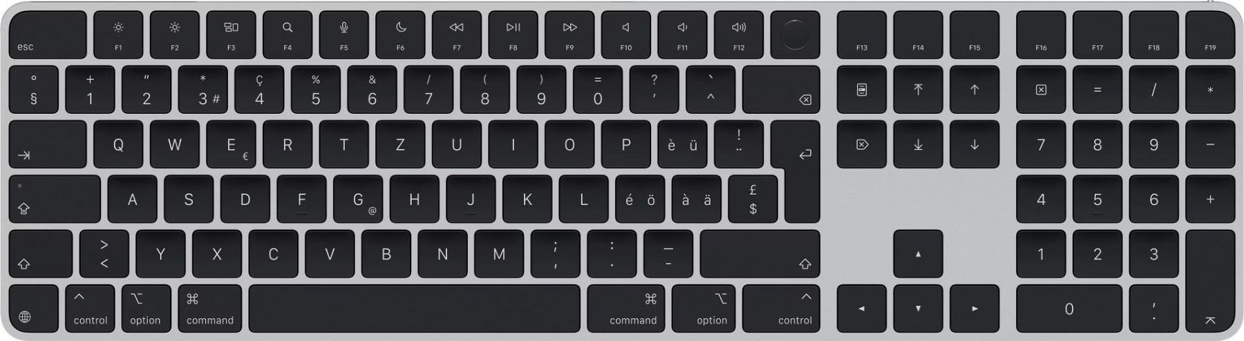 Apple Tastiere: Apple Magic Keyboard mit Touch ID, CH-Tastatur – Nuovo e nell'imballaggio originale da Zürich venduto da zauberklang