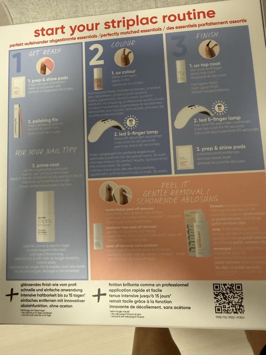 Alessandro Smalto per unghie: Alessandro Striplac UV Starter Set - normal & soft Nails – Usato da Bülach venduto da Murphy6 1