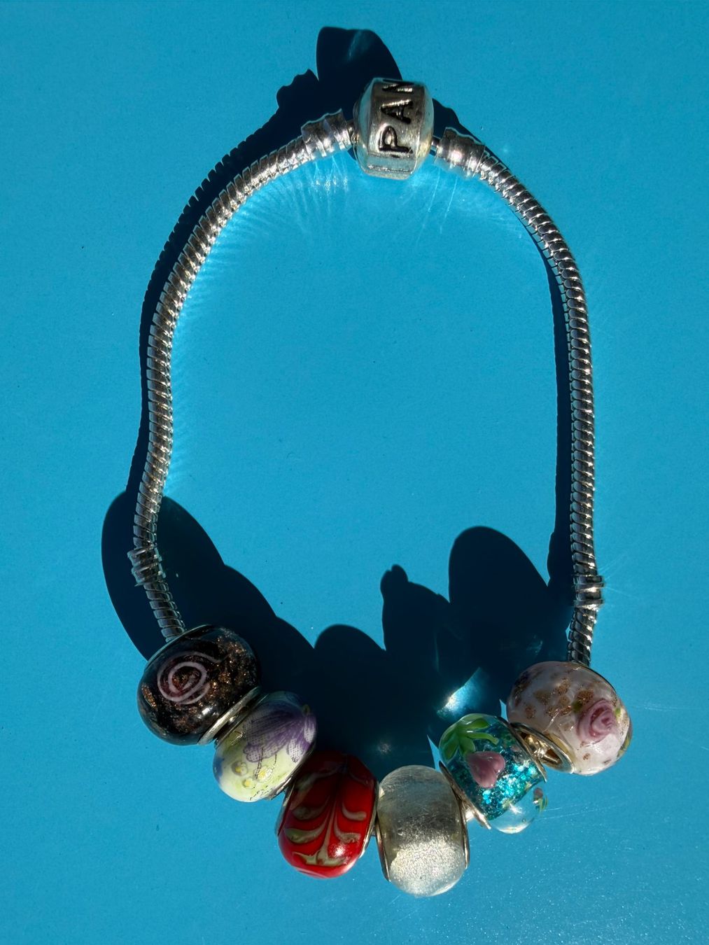 Bracciali & Braccialetti: Modeschmuck  Armband  Armkette   Bracelet mit 6 Beads – Usato da Subingen venduto da ArtBead 4