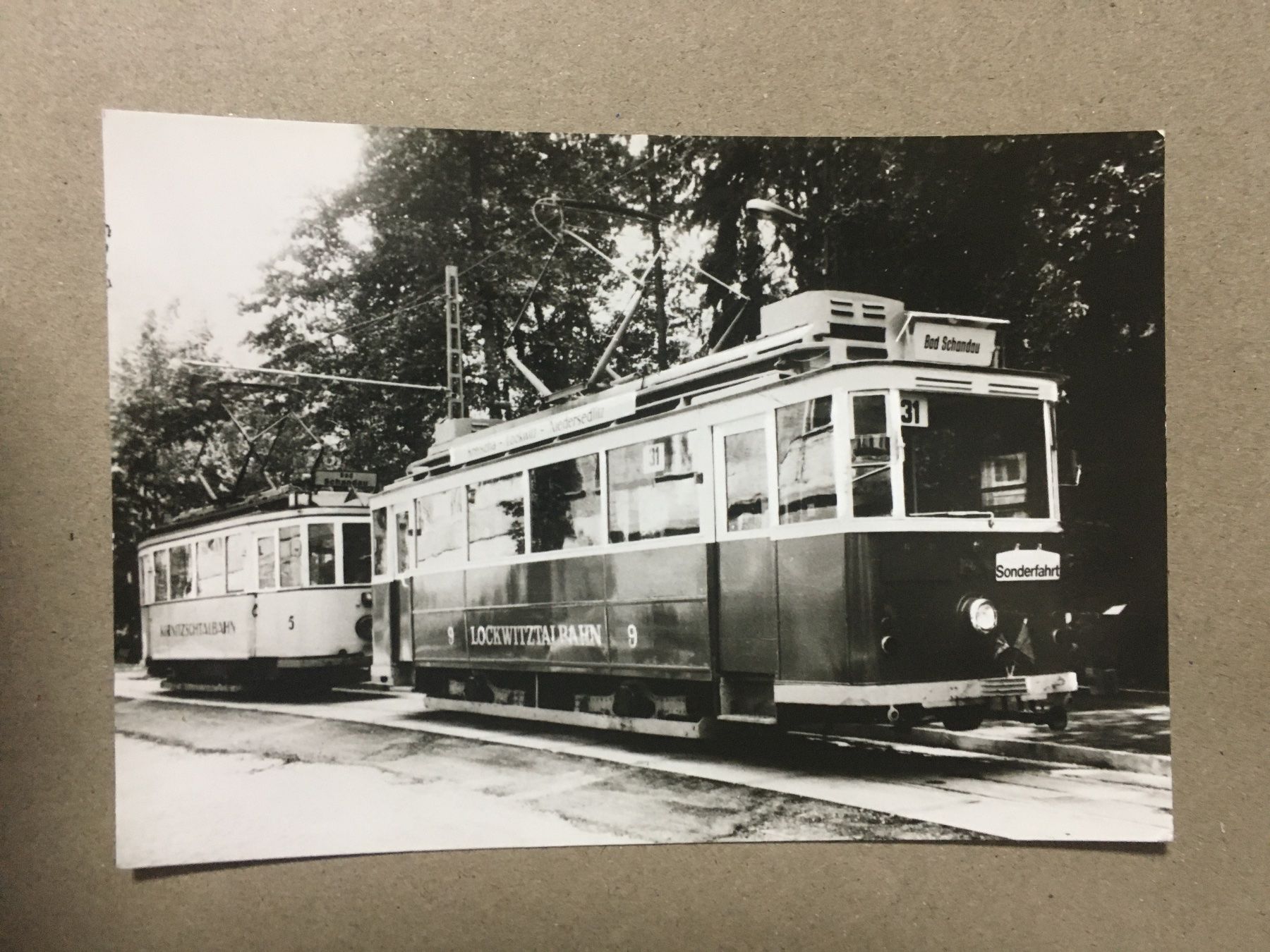 Ansichtskarten: AK Bahn DDR Triebwagen Lockwitztalbahn – Gebraucht aus Küttigen von Melisch1000