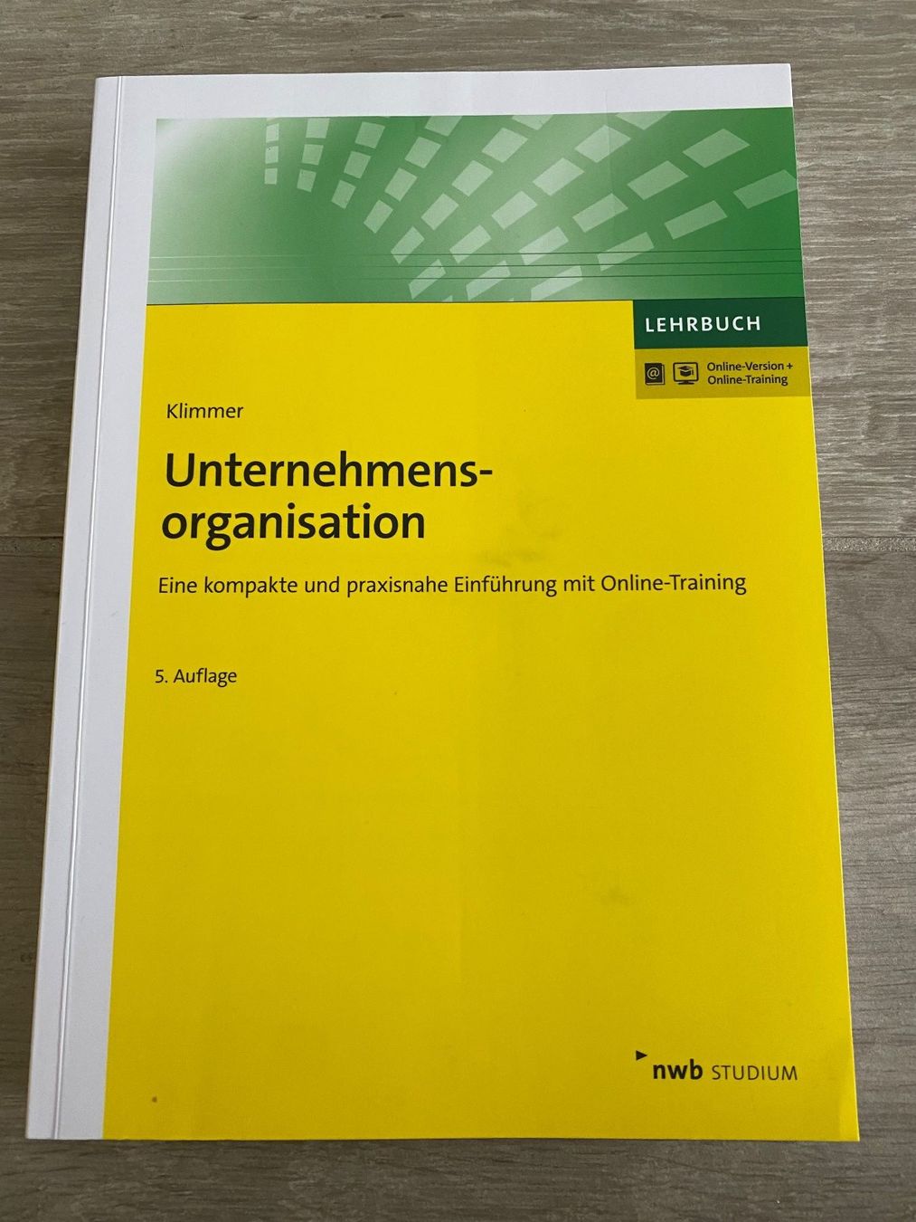 Bücher: Unternehmensorganisation - Klimmer – Gebraucht aus Embrach von Erdbeerlii22