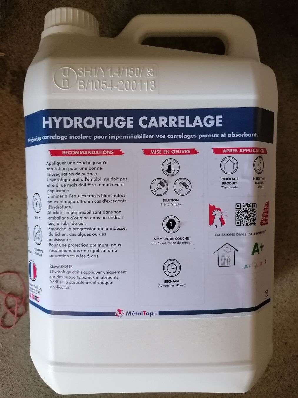 Rivestimenti per pavimenti: Hydrofuge carrelage 5L – Nuovo e nell'imballaggio originale da Le Mont-Pèlerin venduto da dundun1