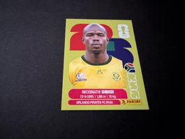 Panini Fussball WM 2026 Sticker NkosInathi Sibisi RSA 10