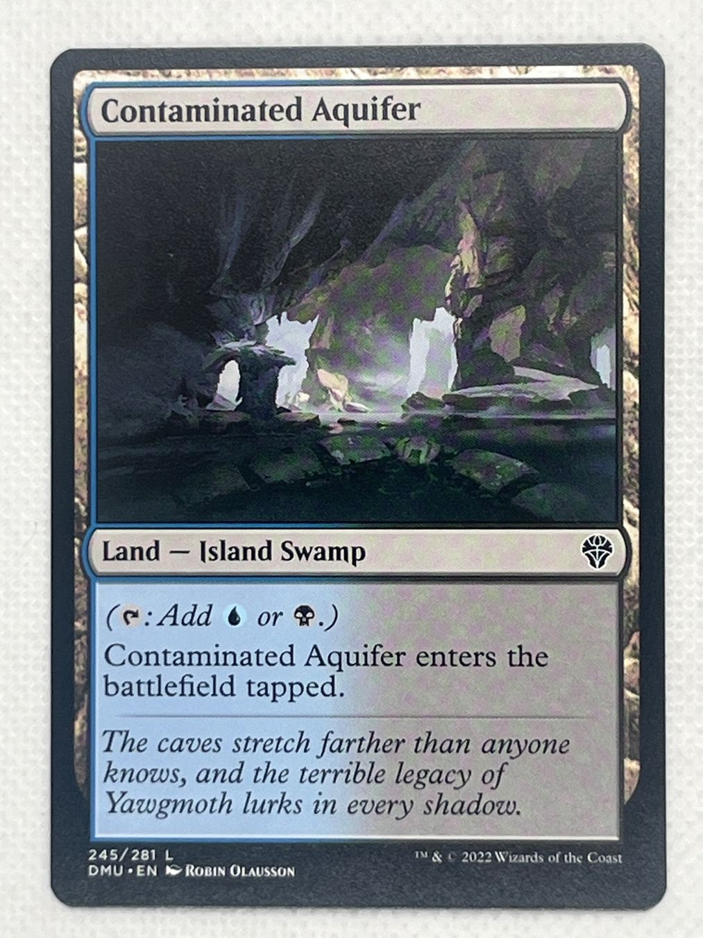 Magic The Gathering Carte collezionabili: MTG Contaminated Aquifer DMU 245 Englisch Common – Usato da Hinterkappelen venduto da Kim1992