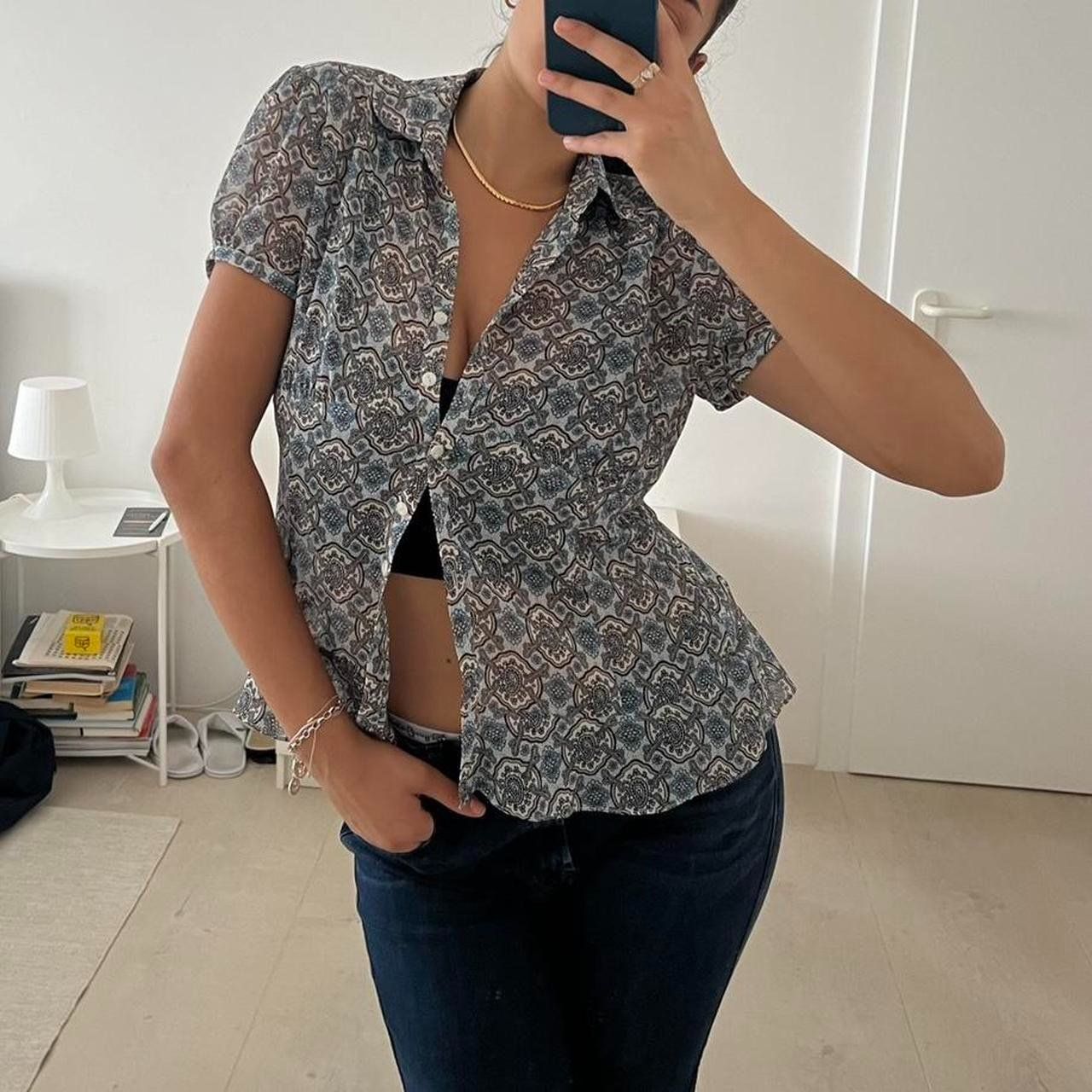 Camicette: Leichte Bluse mit Muster, Grösse S, Top Zustand – Usato da Richterswil venduto da sop_zwd9