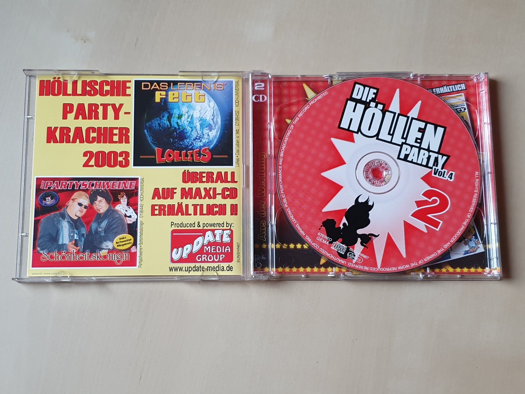 CD: die Höllen Party Vol. 4 – Usato da Stansstad venduto da collectorsshop 2
