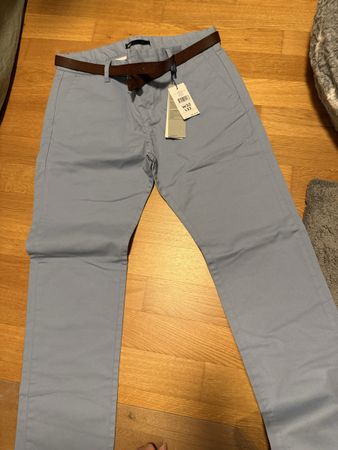 WE Chino Herren Hose, Gr. 32/32, hellblau, neu!