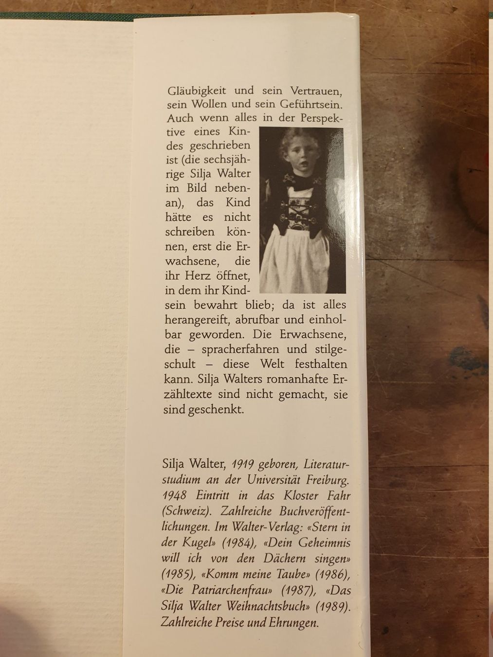 Livres: Der Wolkenbaum - Silja Walter – D'occasion à Zürich par loosebone 8