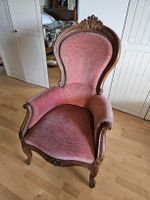 Antiker Louis-Philippe Sessel oder Biedermeier