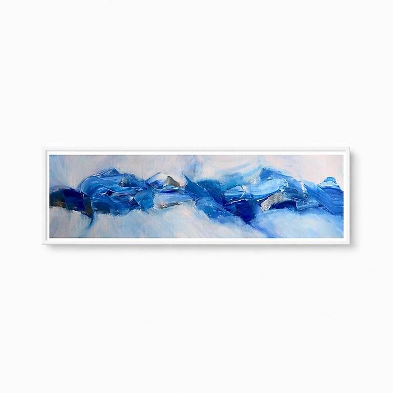 Dipinti: Acrylbild 60x20cm blau – Nuovo e nell'imballaggio originale da Urdorf venduto da manuela4