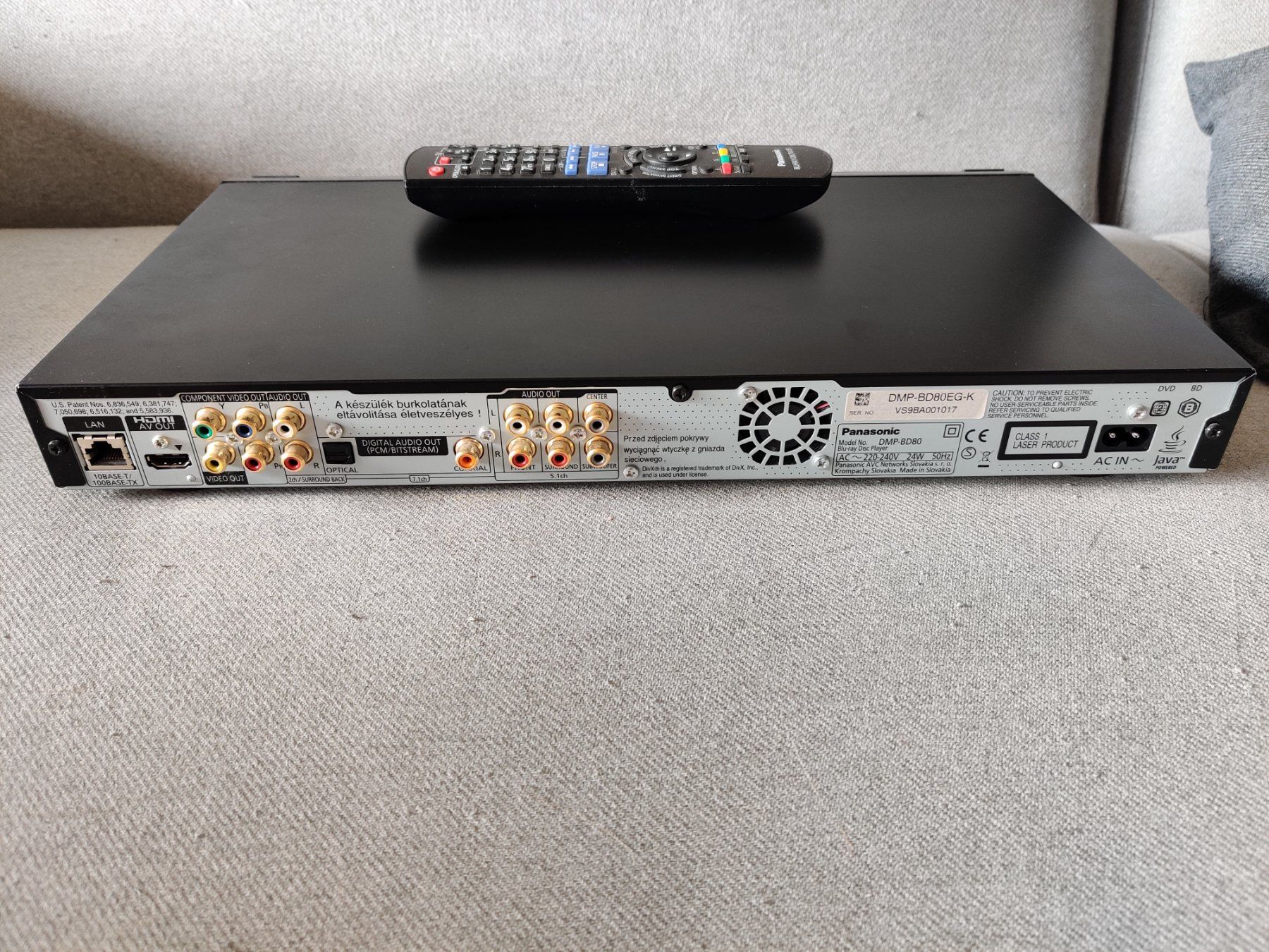 Panasonic Multimediaplayer & Streamer: Bluray player Panasonic DMP-BD80 – Gebraucht aus Meilen von  1