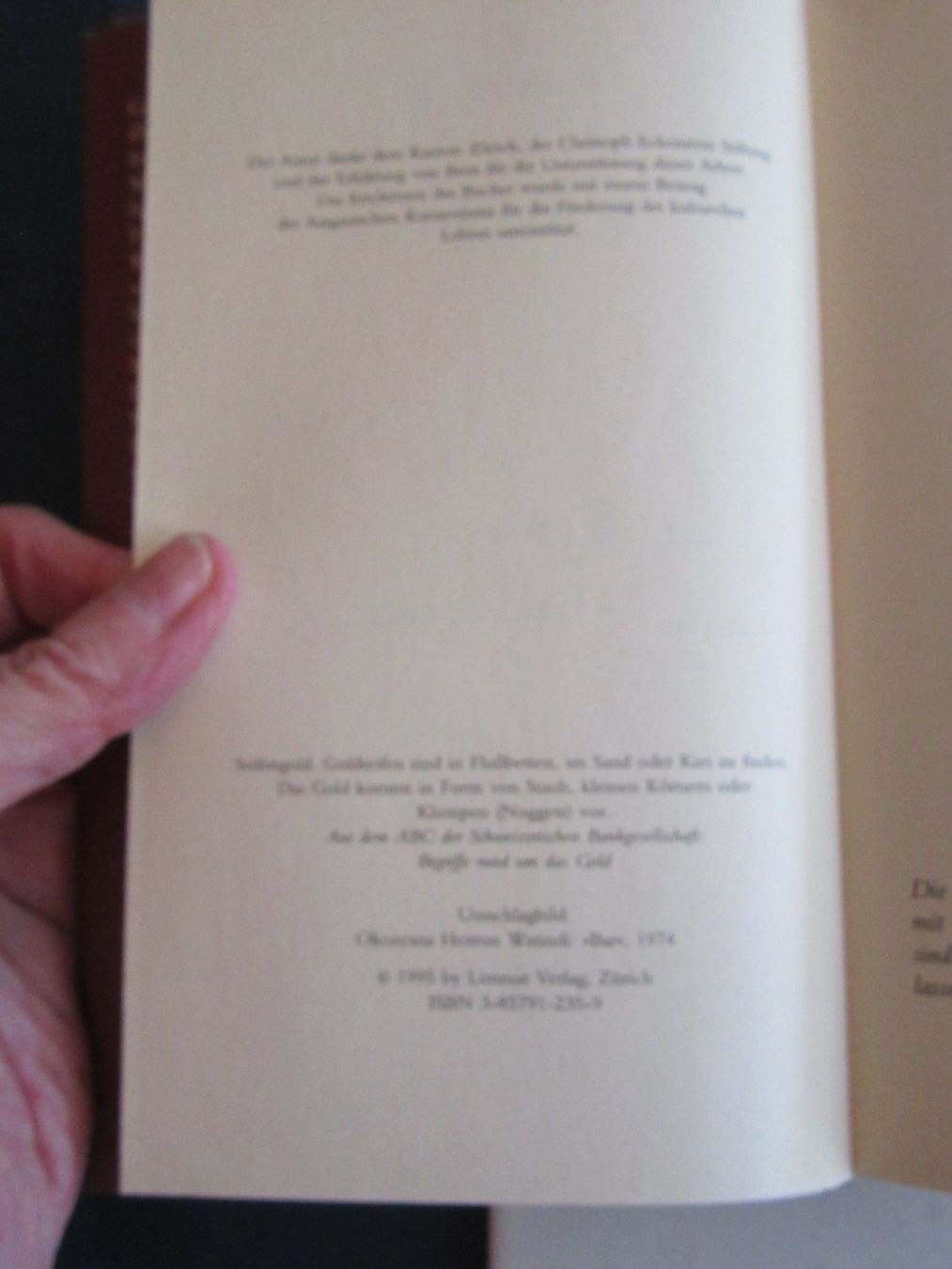 Libri: Seifengold, Roman von Peter Höner mit Widmung – Usato da Wattwil venduto da wampi 6