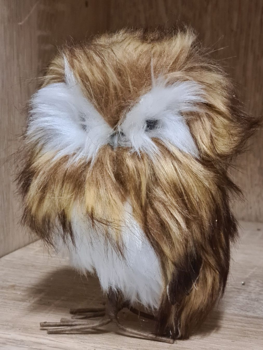 Migros Tutte le decorazioni: Weihnachts Deko Eule pelzy, ca. 16 cmcm – Usato da Amriswil venduto da kleindeko 1
