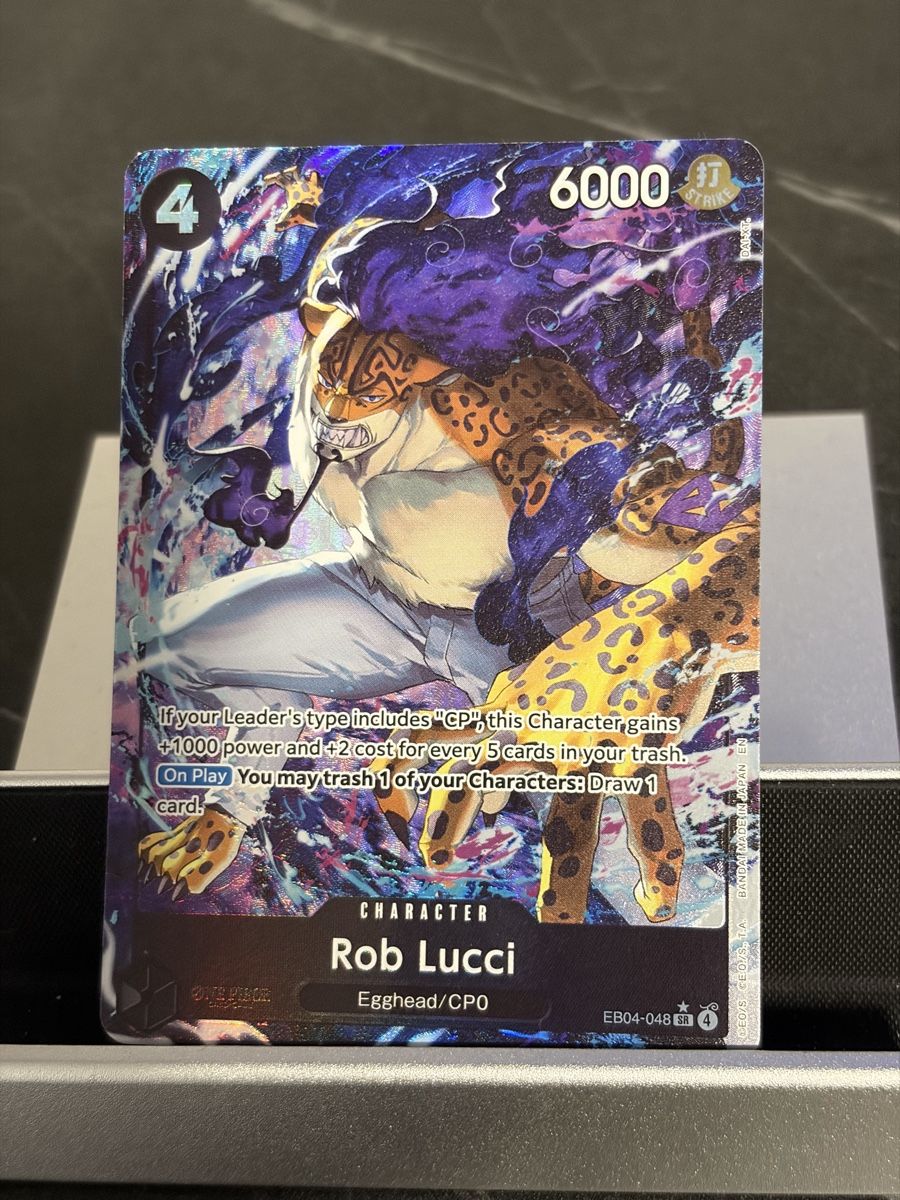 Bandai Cartes à collectionner: One Piece EB04-048 Rob Lucci, Englisch – Neuf (Voir description) à St. Gallen par cambitcg