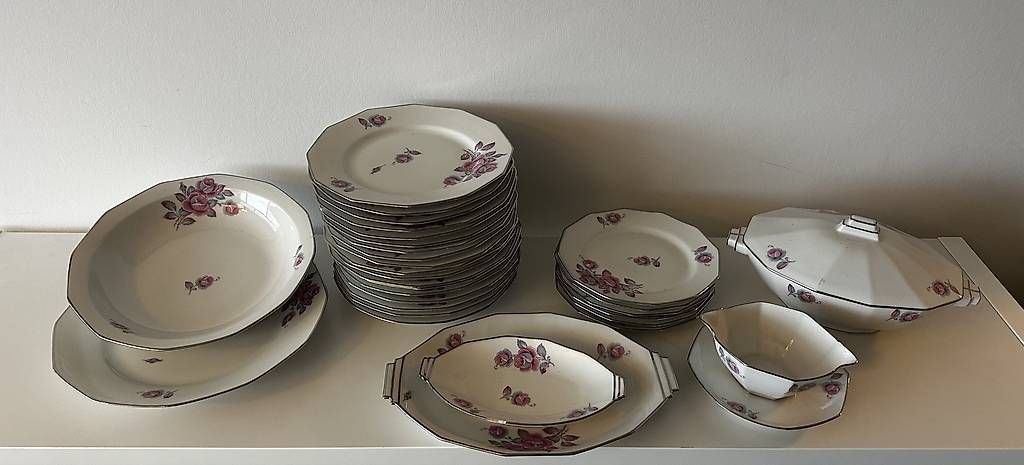 Set di piatti: Vaisselle de Limoges M&D - 30 pièces  – Usato da Vouvry venduto da aline_s