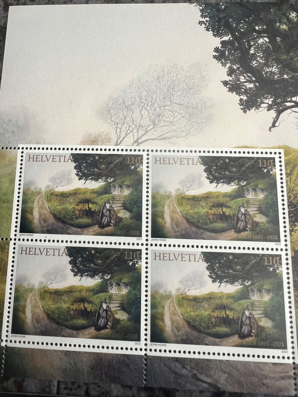 Tutti i francobolli: 4 Bogen zu 4 Briefmarken, Postfrisch. Frankaturware 17,60.- – Usato da Münchenbuchsee venduto da dani1113 2