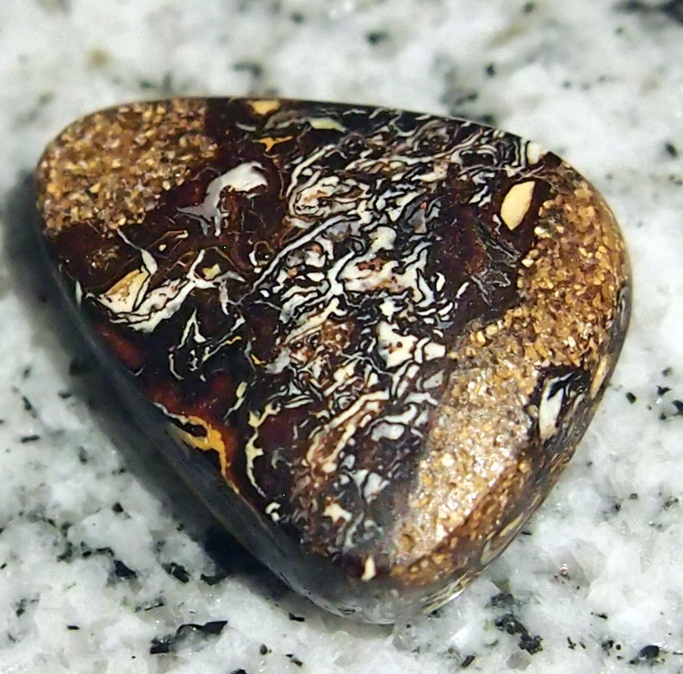 Pietre preziose: 27 CRT. KOROIT OPAL, schönste Muster! AAA – Nuovo e nell'imballaggio originale da Reinach BL venduto da Marcopal 2