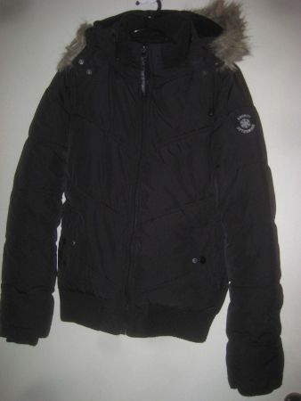 DAMEN  JACKE  MIT  KUNST PELZ
