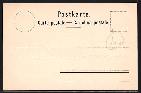 Cartoline postali: Litho Interlaken, Totalansicht aus der V – Usato da Berlin venduto da bartko-reher 1