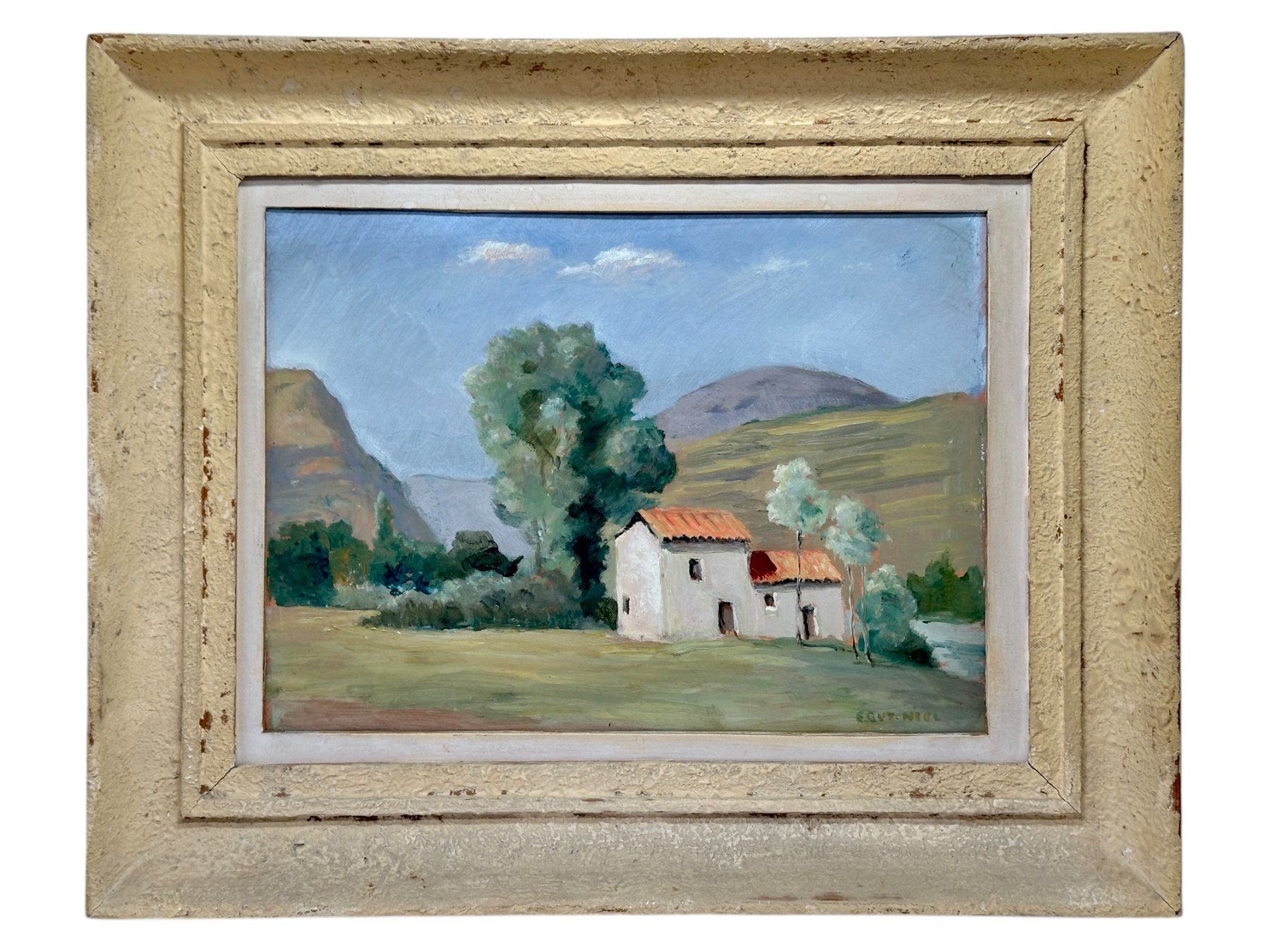 ANONYME - HUILE sur carton - Vierge à l'enfant - XX EUR 180,00 - FR