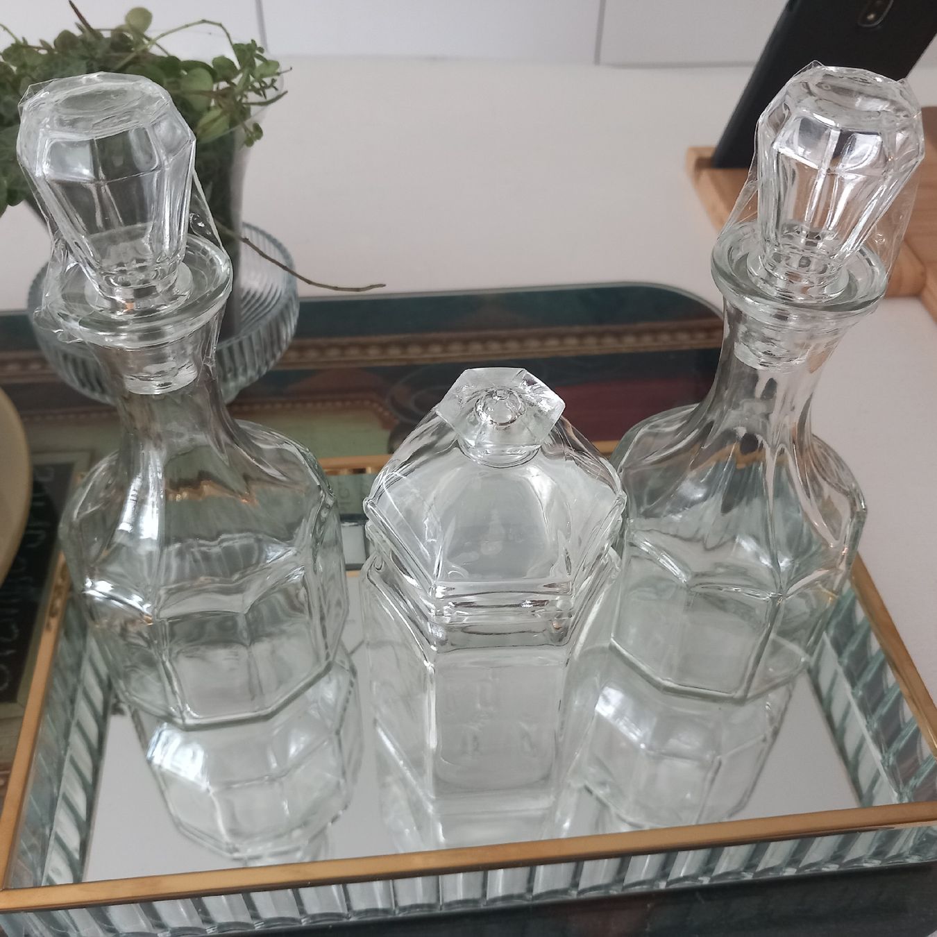 Bicchieri: Glas Menage mit Spiegelplateau / Vintage – Nuovo (secondo la descrizione) da Aegerten venduto da gismolini 1