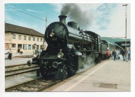 DELÉMONT Gare - train, Bahn - Dampflokomotive