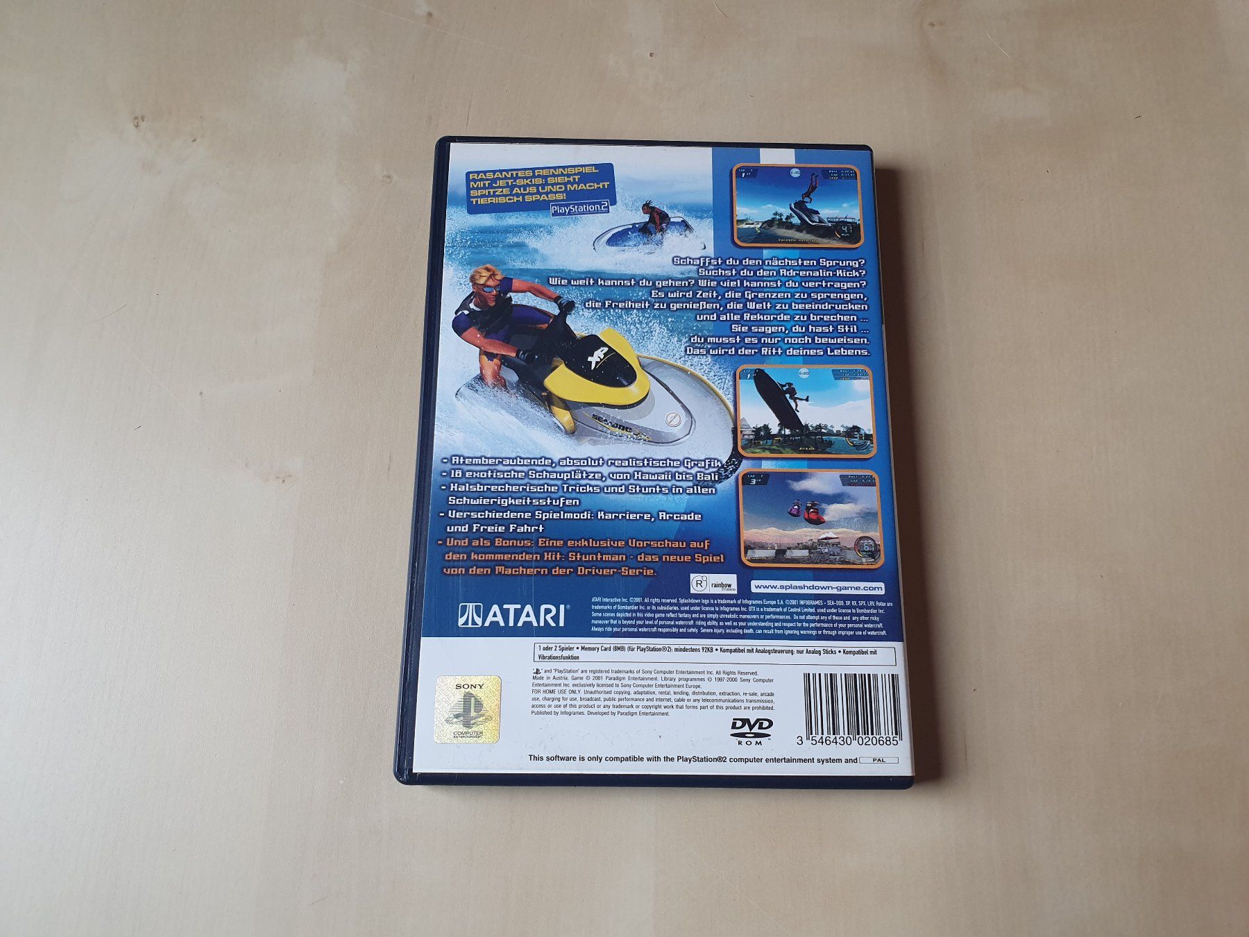 Sony Spiele: Splashdown – Gebraucht aus Stansstad von collectorsshop 1