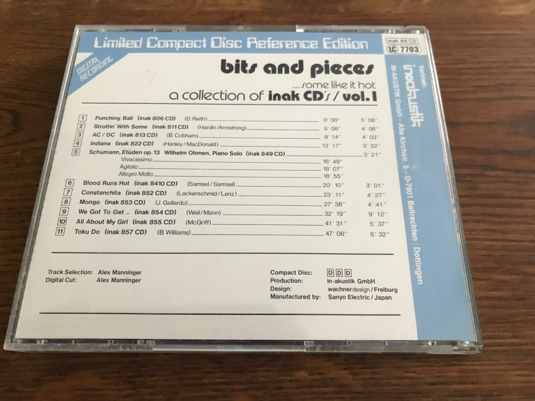 CD: CHARLY ANTOLINI, ERIC BURDON, SPENCER DAVIS - Reference CD – Usato da Buchs AG venduto da Archie 1