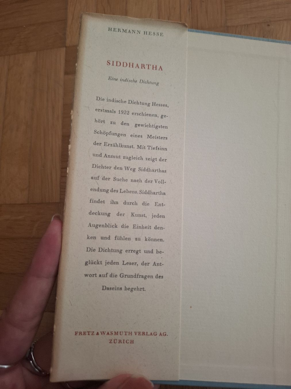 Livres: Hermann Hesse "Siddhartha" – D'occasion à Winterthur par Smartie812 3