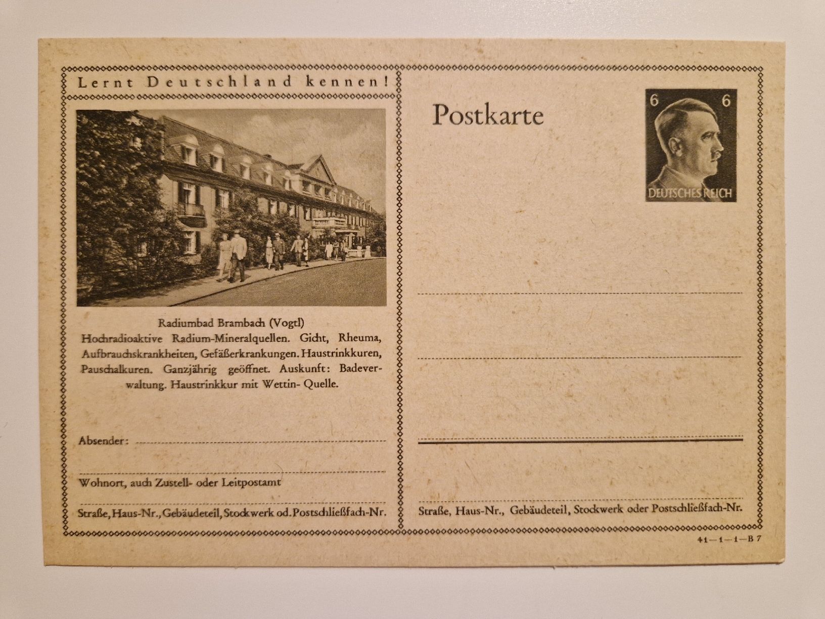 Tutti i francobolli: Deutsches Reich Postkarte – Nuovo (secondo la descrizione) da St. Gallen venduto da Enrico_SG