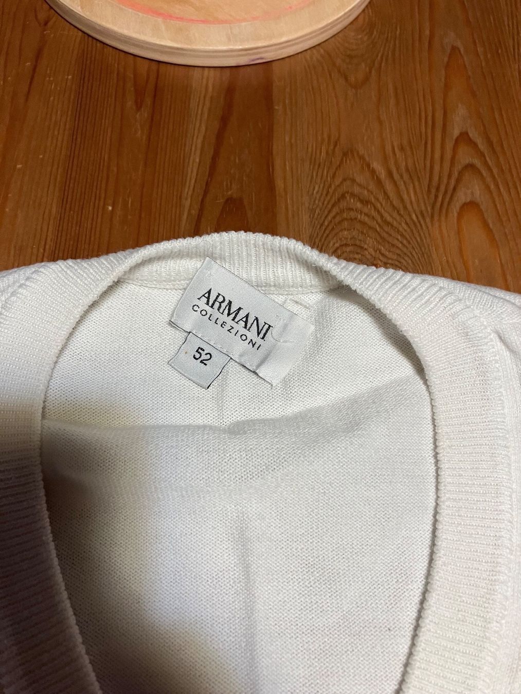Armani Maglioni & Felpe: Armani Strickpullover, weiss, Grösse 52 - Top Zustand! – Usato da rorschach venduto da francesco.sama 2