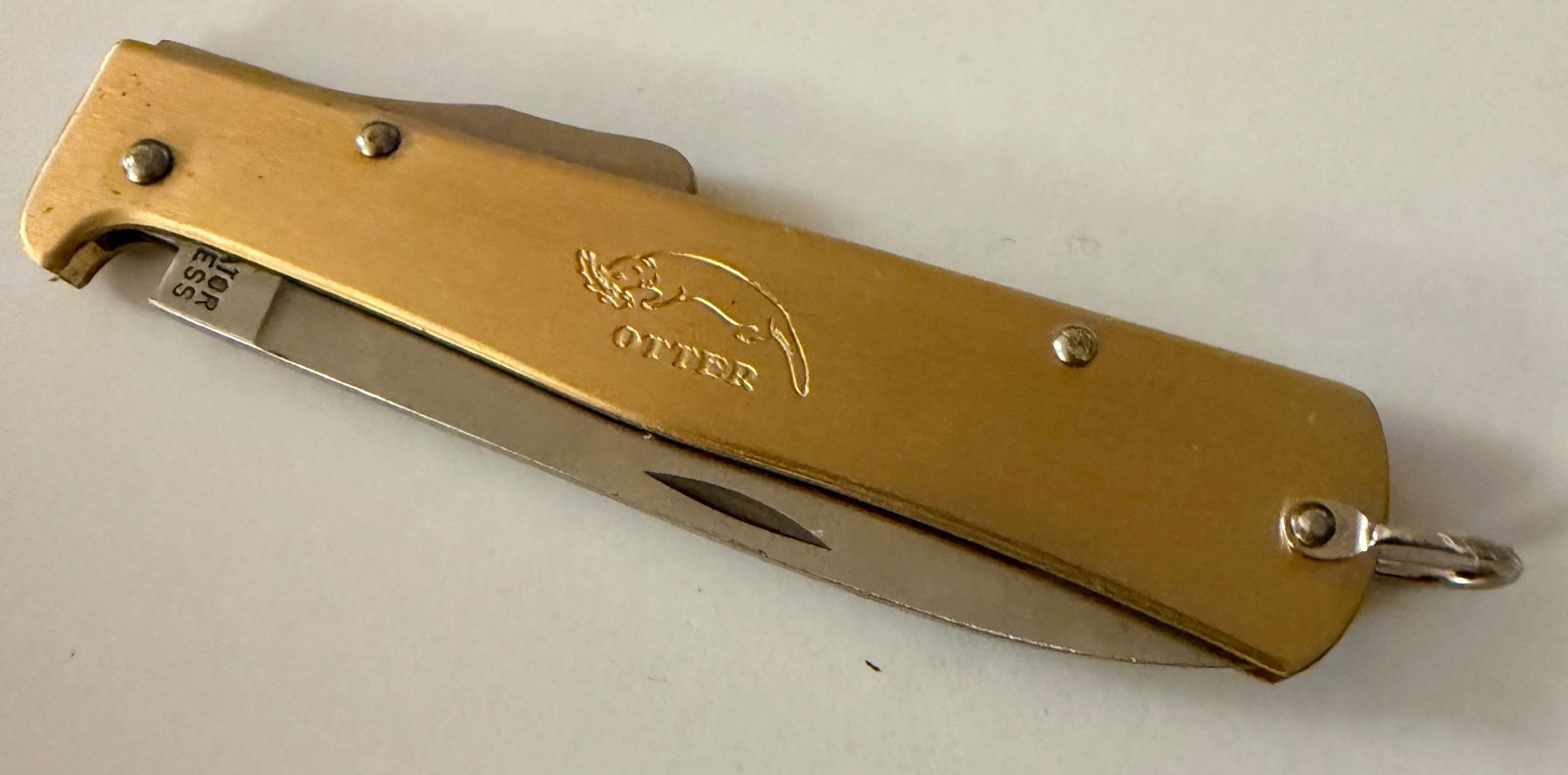 Solingen Taschenmesser: Otter Messer Mercator Messing gross neu – Neu (gemäss Beschreibung) aus Adliswil von Kiambu