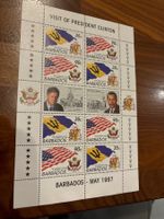 Barbados Briefmarken Clinton 1997, Top Zustand