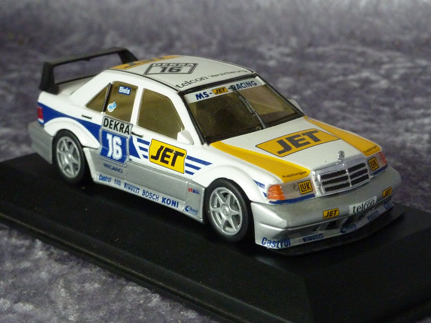 Minichamps Modellini d'auto: Mercedes 190E Evo2 Jet #16  1:43 – Nuovo e nell'imballaggio originale da Dürrenäsch venduto da modellautos4you 5
