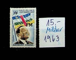CENTRAFRIQUE  TIMBRE NEUF** 1963 COTE 15 EUROS /U468