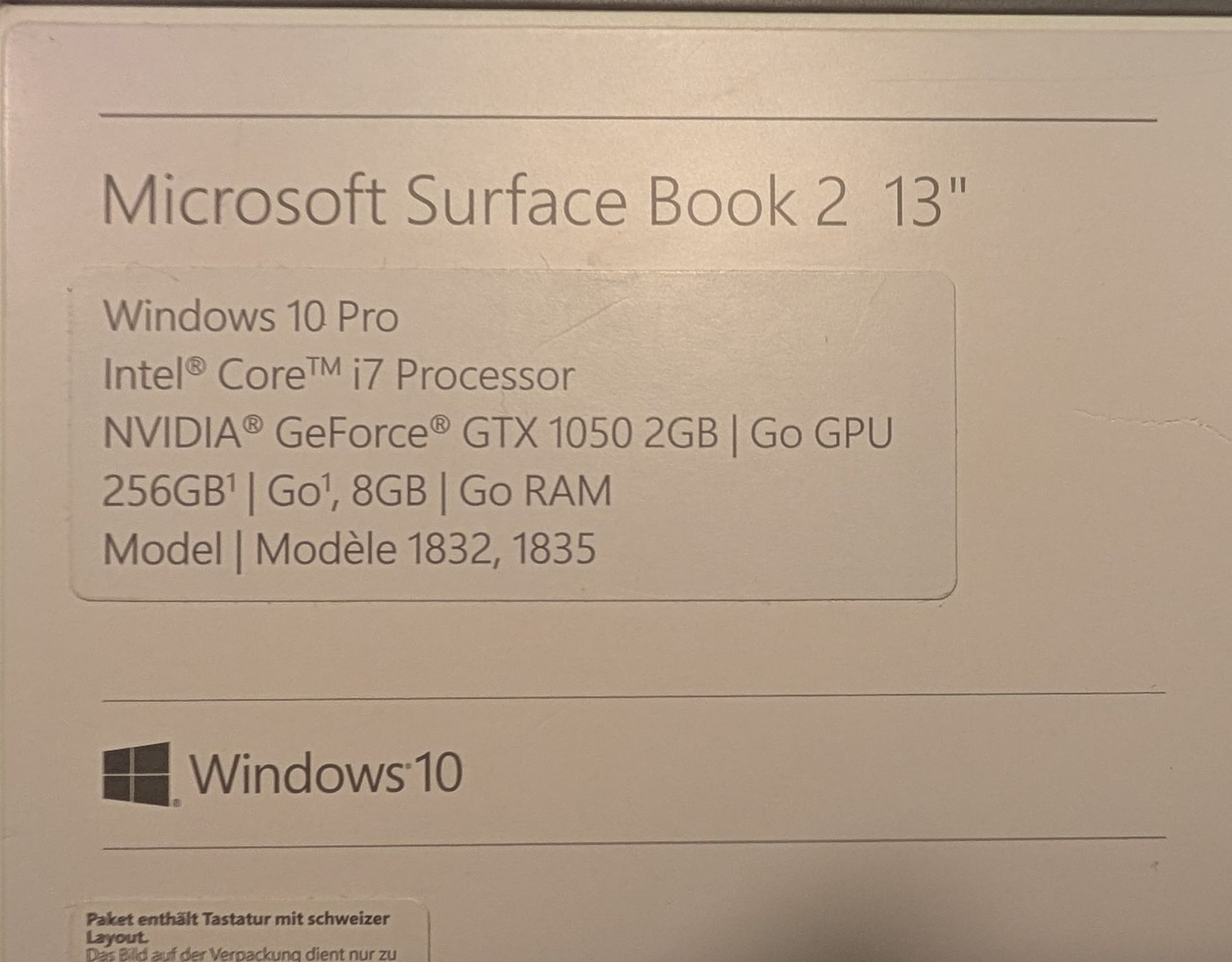 Microsoft Notebook: Surface Book 2 - sehr gut erhalten – Usato da Schaan venduto da Zabulus 4