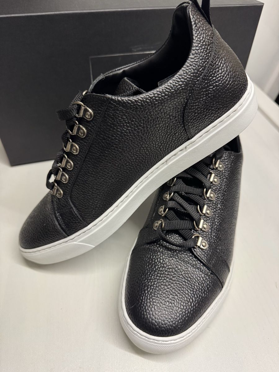 Scarpe da uomo: Baskets DIS, cuir noir, taille 44 - un look unique! – Nuovo e nell'imballaggio originale da Brügg BE venduto da Goob 2