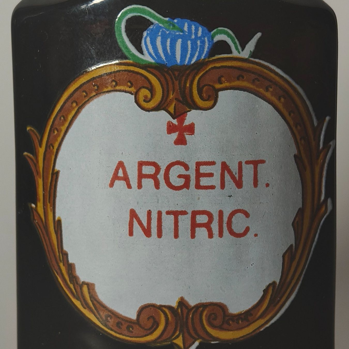 Accessori da laboratorio: Apothekerflasche ARGENT. NITRIC. Um 1900 8cm – Usato da Monthey venduto da 19_karen_84 1