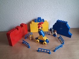 Lego Duplo rarer Zirkus Clown mit Kanone + Zub. aus 90igern