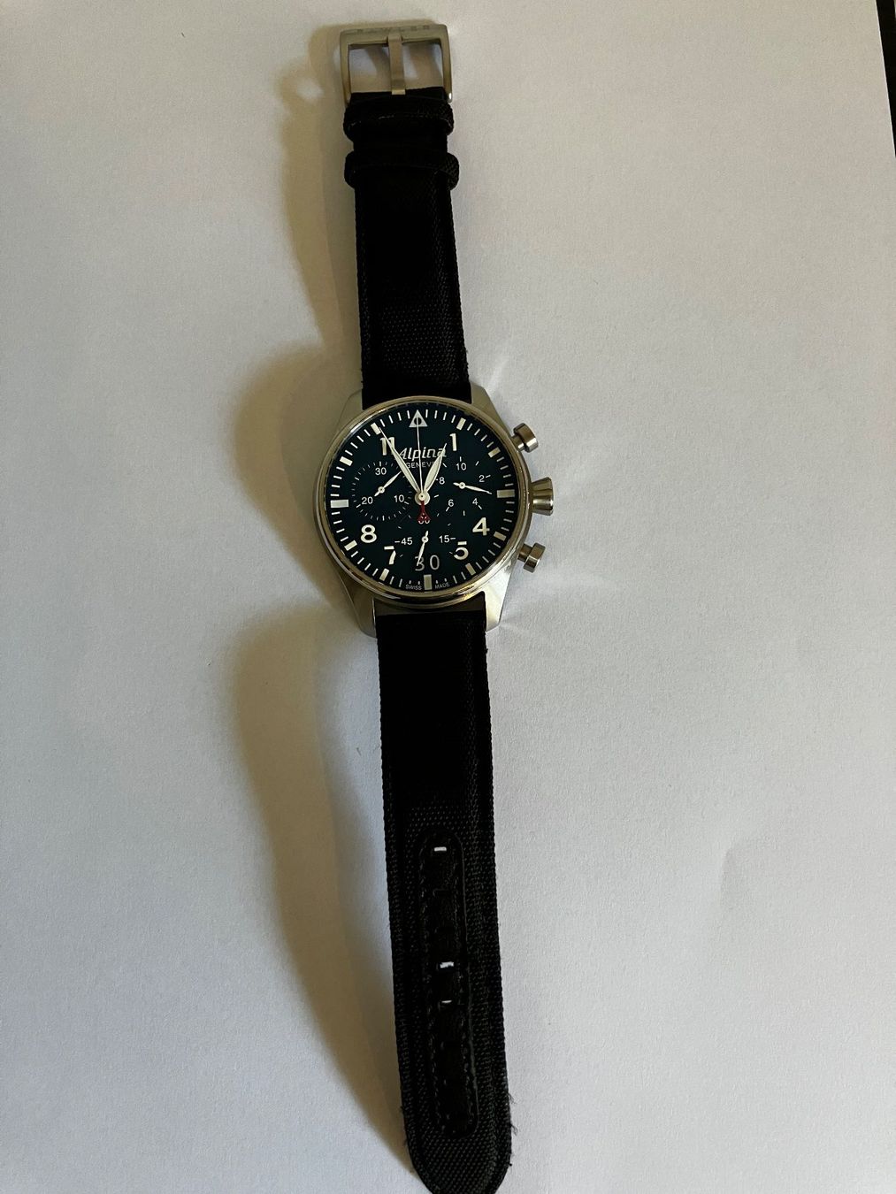 Alpina Orologi: Alpina Startimer Pilot Big Date – Usato da Matten b. Interl venduto da aemt 2