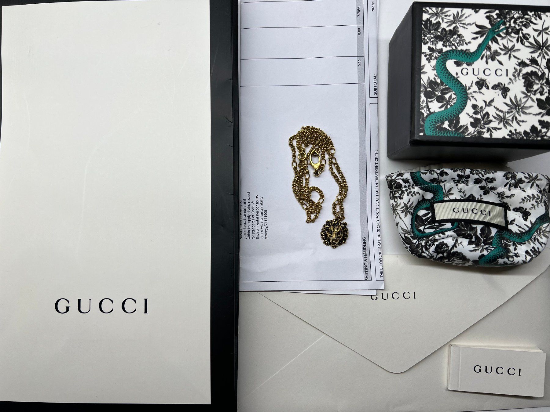 Gucci Colliers: Gucci Leo Necklace - Full set – D'occasion à Wald ZH par rem_pt99 5