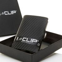 I-CLIP® Carbon Optik - Gunmetal Black Portemonnaie