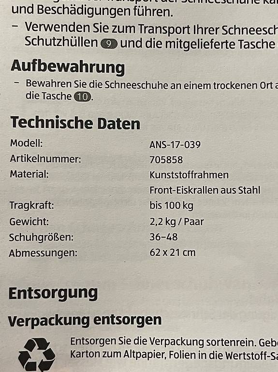 Chaussures hommes: Schneeschuhe, neu – Neuf avec emballage d'origine à Büren an der Aare par tadowa 2
