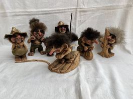 Original Trolle aus Norwegen 7Stück